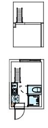 METTA大崎 ワンルームの間取図画像
