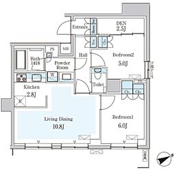 primalead南青山 2LDKの間取図画像