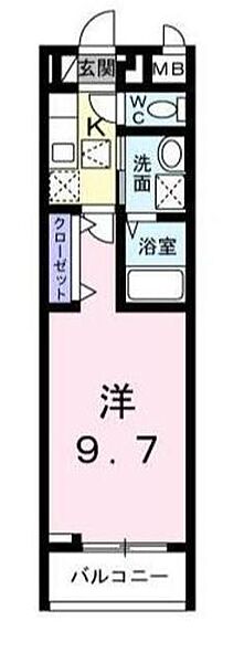 神奈川県座間市広野台１丁目(賃貸アパート1K・1階・31.21㎡)の写真 その2