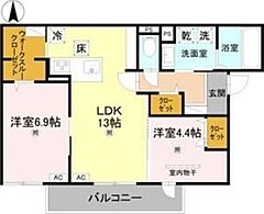 物件の間取り