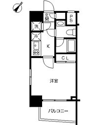 スカイコート池袋西壱番館 1Kの間取図画像