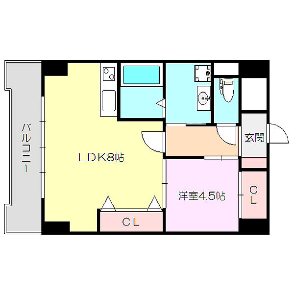 サムティ新大阪ＷＥＳＴ ｜大阪府大阪市淀川区西宮原２丁目(賃貸マンション1LDK・9階・39.20㎡)の写真 その2