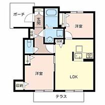 シエロソラーナ 0104 ｜ 滋賀県栗東市蜂屋807-1（賃貸アパート2LDK・1階・53.29㎡） その2