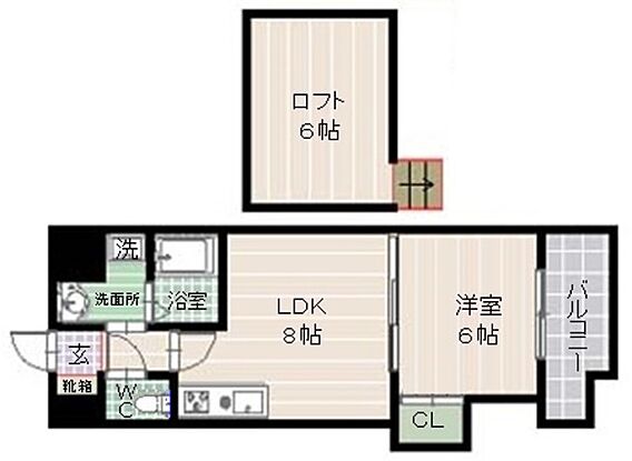 ジョフラン鳥飼_間取り_0