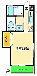 ラ・メゾン・ドカンパーニュ 1Kの間取図画像