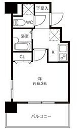 Daisy Court 5階1Kの間取り