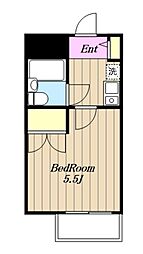 クリオさがみ野参番館 1Kの間取図画像