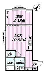 間取図画像 1LDK