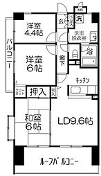 パティオ大宮 3LDKの間取図画像
