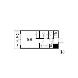 UrbanLink蒲田 1Kの間取図画像