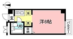 みずほビル ワンルームの間取図画像