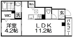 野の家その参 1LDKの間取図画像