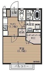 ステップステージ 1Kの間取図画像