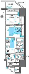 ズーム神田 1DKの間取図画像