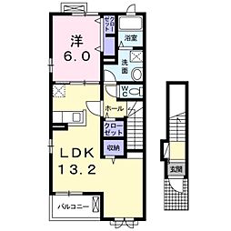 Maison ふじ 2階/-