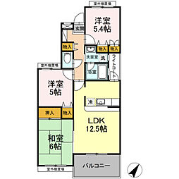 ステラガーデン 3LDKの間取図画像