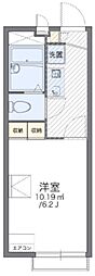 レオパレスオリーブ 1Kの間取図画像