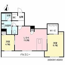 シャーメゾン堀川 A0203 ｜ 佐賀県佐賀市堀川町1-9（賃貸マンション2LDK・2階・65.76㎡） その2