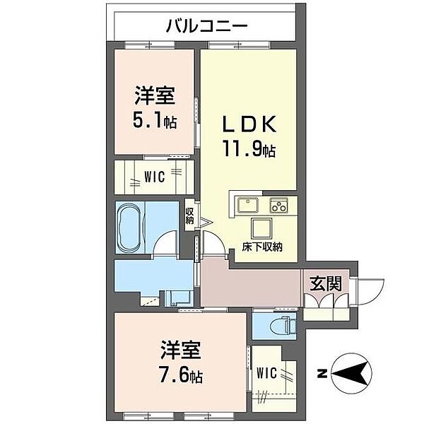 サライＡＹ 00101｜千葉県浦安市猫実５丁目(賃貸マンション2LDK・1階・62.84㎡)の写真 その2