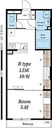 リブリ・カーサ・フェリーチェ 1LDKの間取図画像