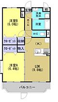 グリーンヒルズ 403 ｜ 栃木県小山市城東７丁目（賃貸マンション2LDK・4階・53.52㎡） その2