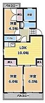 静岡県富士宮市小泉618-1（賃貸マンション3LDK・3階・59.50㎡） その2