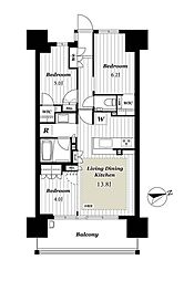 プレミスト昭島モリパークグラン 3LDKの間取図画像