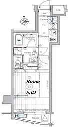 MAKESDESIGN板橋本町2 1Kの間取図画像