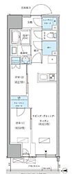 パークアクシス品川天王洲アイル 2LDKの間取図画像