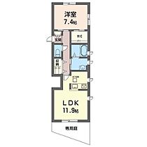 Ｗｉｎｄ　Ｃｏｕｒｔ　Ｌ 00101 ｜ 神奈川県伊勢原市東大竹1548-2（賃貸アパート1LDK・1階・50.50㎡） その2