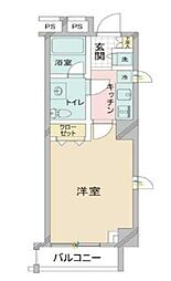 スカイコート茗荷谷壱番館 1Kの間取図画像