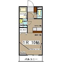 TKレジデンス栄 ワンルームの間取図画像