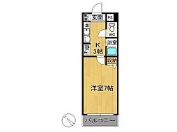 gru 1Kの間取図画像