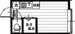 アーバンプレイス高田馬場X ワンルームの間取図画像
