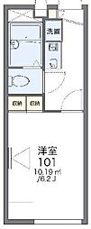 レオパレスメエガ2 1Kの間取図画像