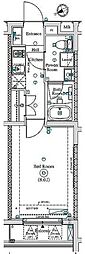 S-Farbe中野松が丘ANNEX 1Kの間取図画像