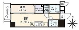 VISTA豊島 1DKの間取図画像