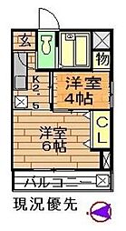 K'sflats 2Kの間取図画像