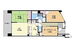 ワンズシティ 2SLDKの間取図画像
