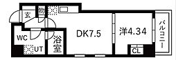 間取図画像 1DK