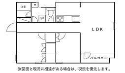プリメロ湘南 2LDKの間取図画像
