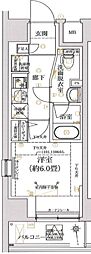 MIND川口 1Kの間取図画像