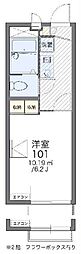 レオパレスソユーズ 1Kの間取図画像