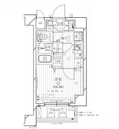 REGALIZ溝の口 5階1Kの間取り