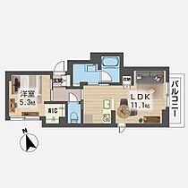 ラグレント 00402 ｜ 栃木県宇都宮市元今泉１丁目15-2（賃貸マンション1LDK・4階・41.65㎡） その2