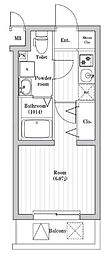 SPコート菊名ノース 1Kの間取図画像