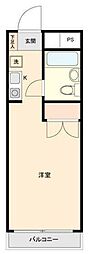 アドレッセンス51 ワンルームの間取図画像