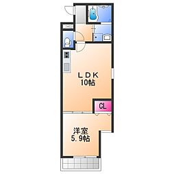 ピコットヴィレッジ 1LDKの間取図画像