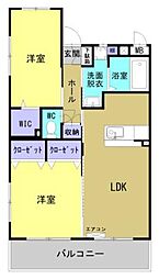 サンテラス・ＴＵＴＯＭＩ 5階2LDKの間取り