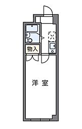 サザンクロスプラザ 1Kの間取図画像